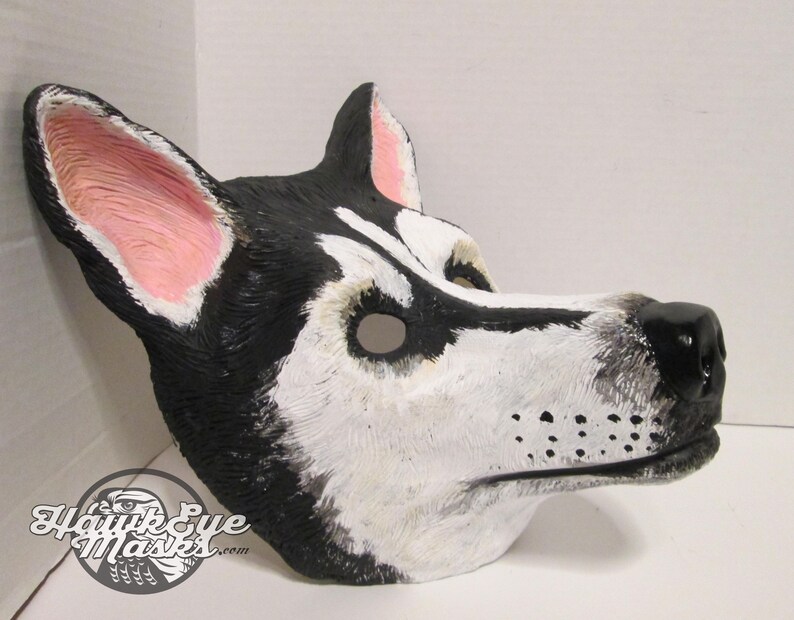 Dog Costume Mask Masquerade Mask Pet Art Masquerade Animal Etsy