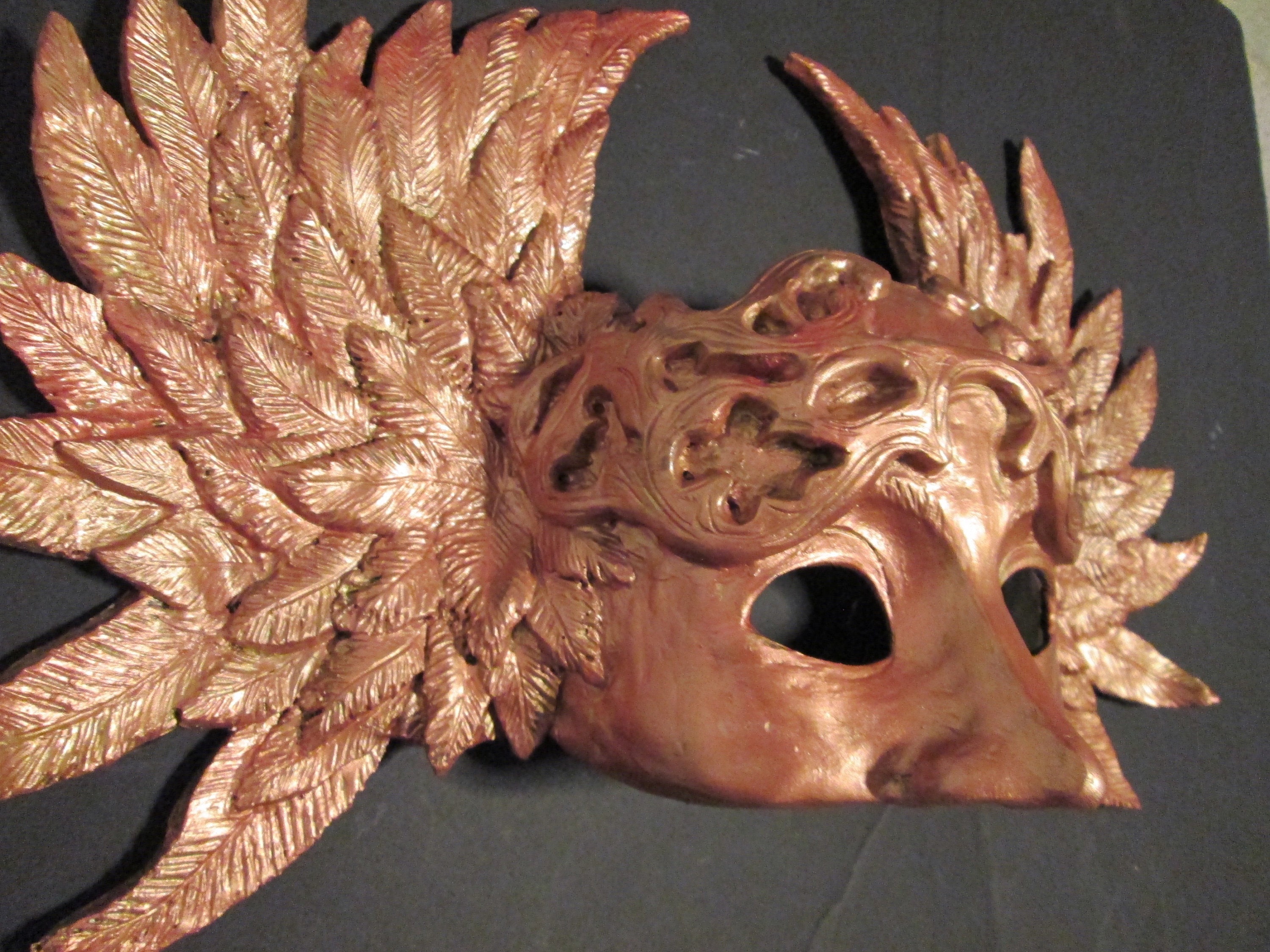 Winged Masquerade Mask, Resin Archangel, Made to Order - Etsy