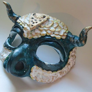 Star dragon, Galaxy, Masquerade mask, Adorable dragon, ren faire, mask, larp, horned mask, fantasy dragon, halloween mask