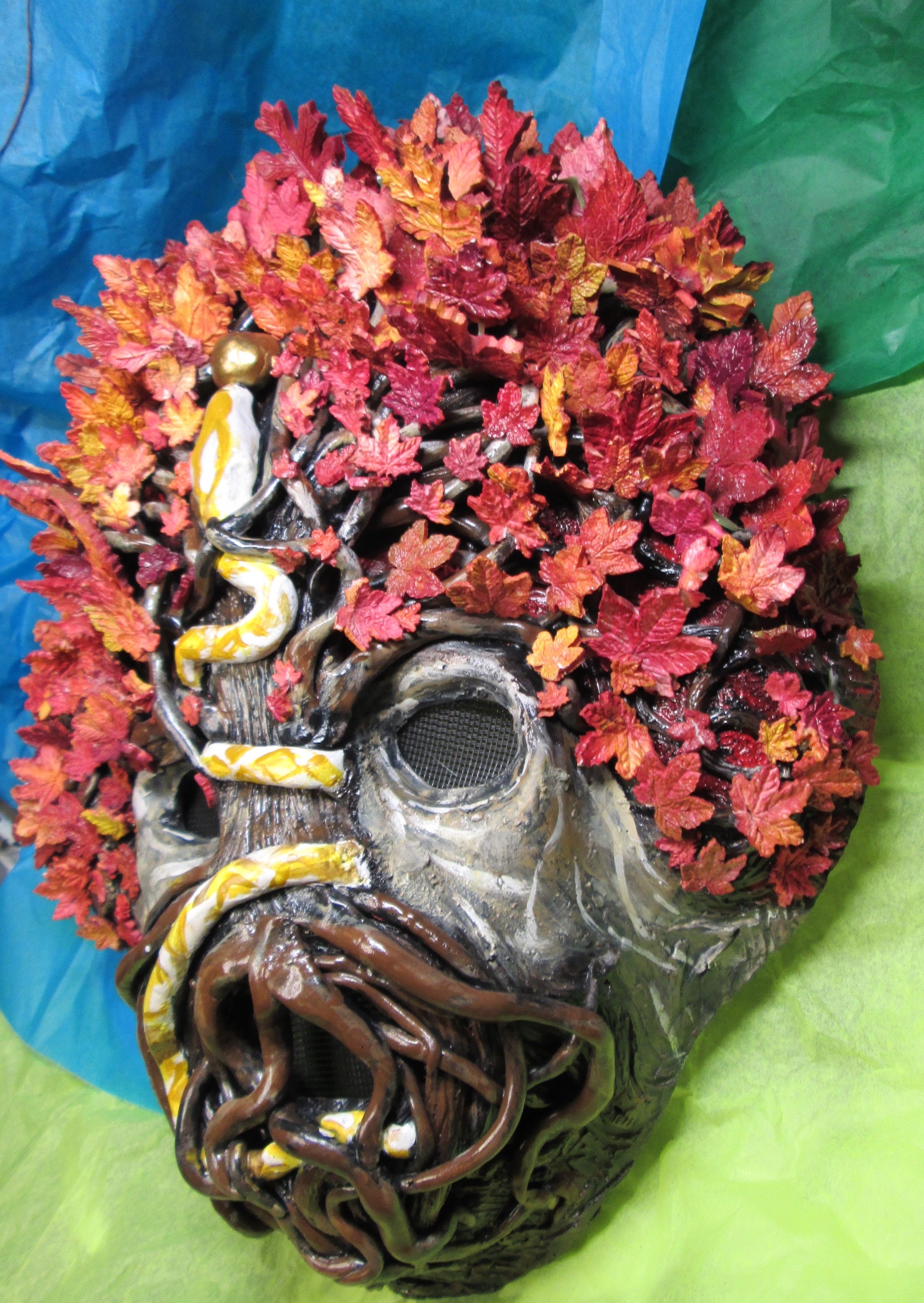 Tree Mask Image Handmade Tree Mask, Whimsical Costume Mask - Etsy