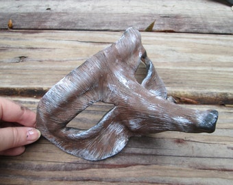 Handgeschilderd hars mierenegelmasker, fantasiemaskerkostuumaccessoire