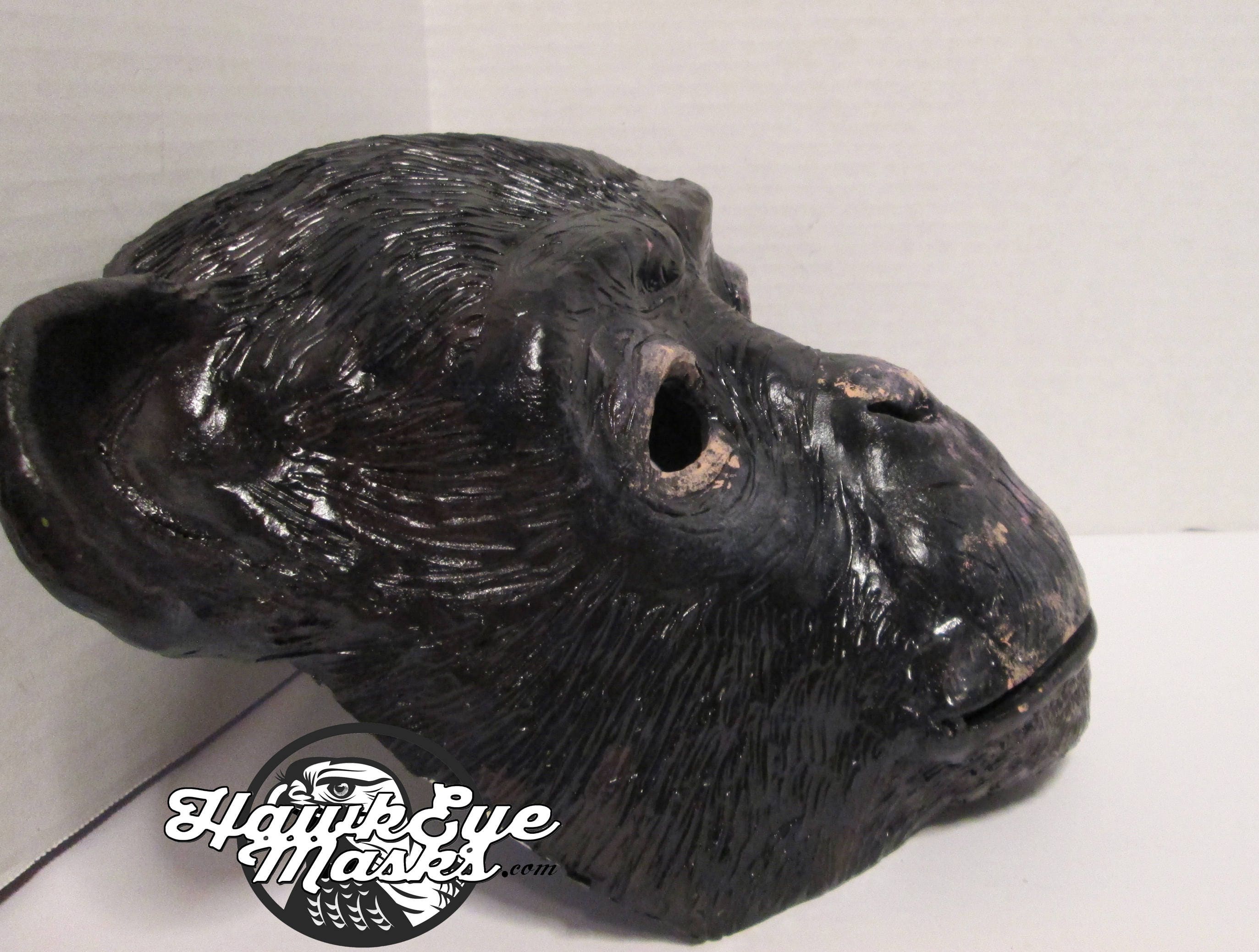 Ape Mask Chimpanzee Mask Custom Made Hand Painted Mask - Etsy