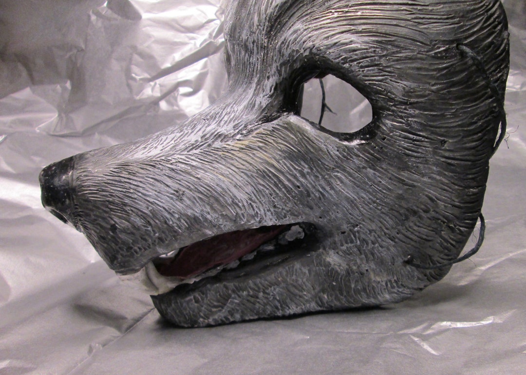 Wolf Mask Timber Wolves Masquerade Mask Animal Totem - Etsy