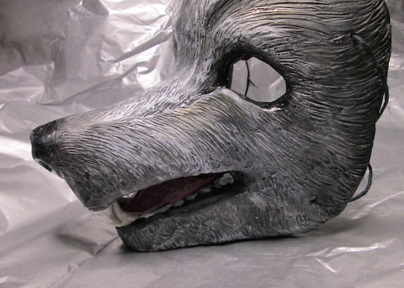 Wolf Mask Timber Wolves Masquerade Mask Animal Totem | Etsy