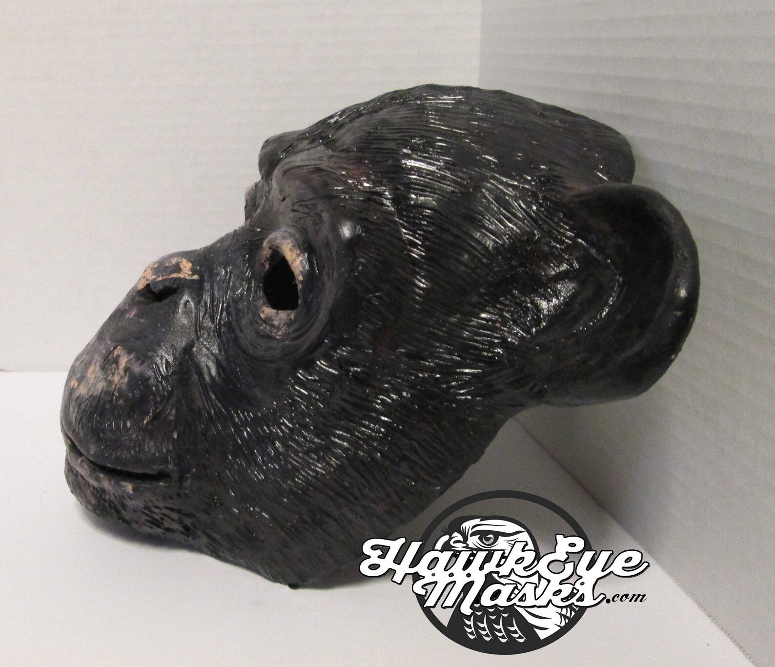 Ape Mask, Chimpanzee, Mask, Custom Made, Hand Painted Mask, Masquerade