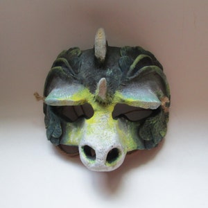 Handmade Resin Dragon Mask: Custom Color Costume Mask