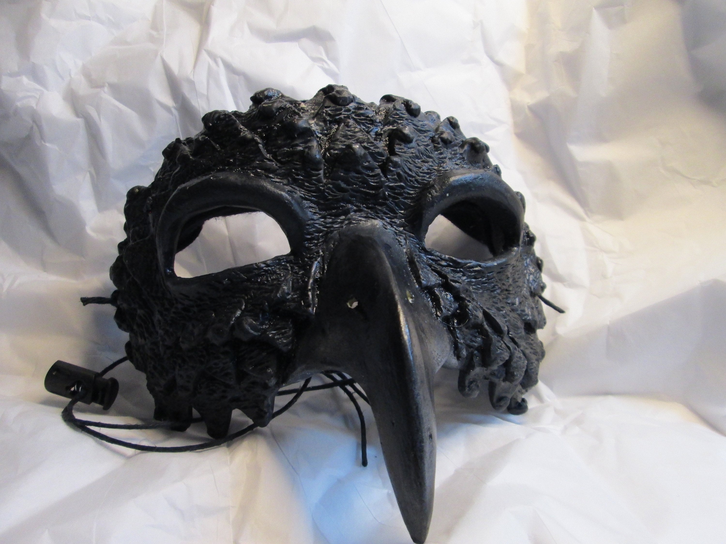 Raven Masquerade Costume Mask Fantasy Bird - Etsy