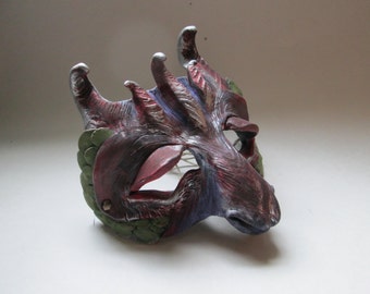 Handgefertigte Drachen Maske, Masquerade Kostüm Maske