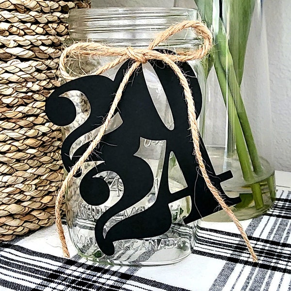 2024 Table Number Graduation gift tag graduation decor mason jar tag wine tag 2024 new years centerpiece 2024 cardstock tag 2024 year decor