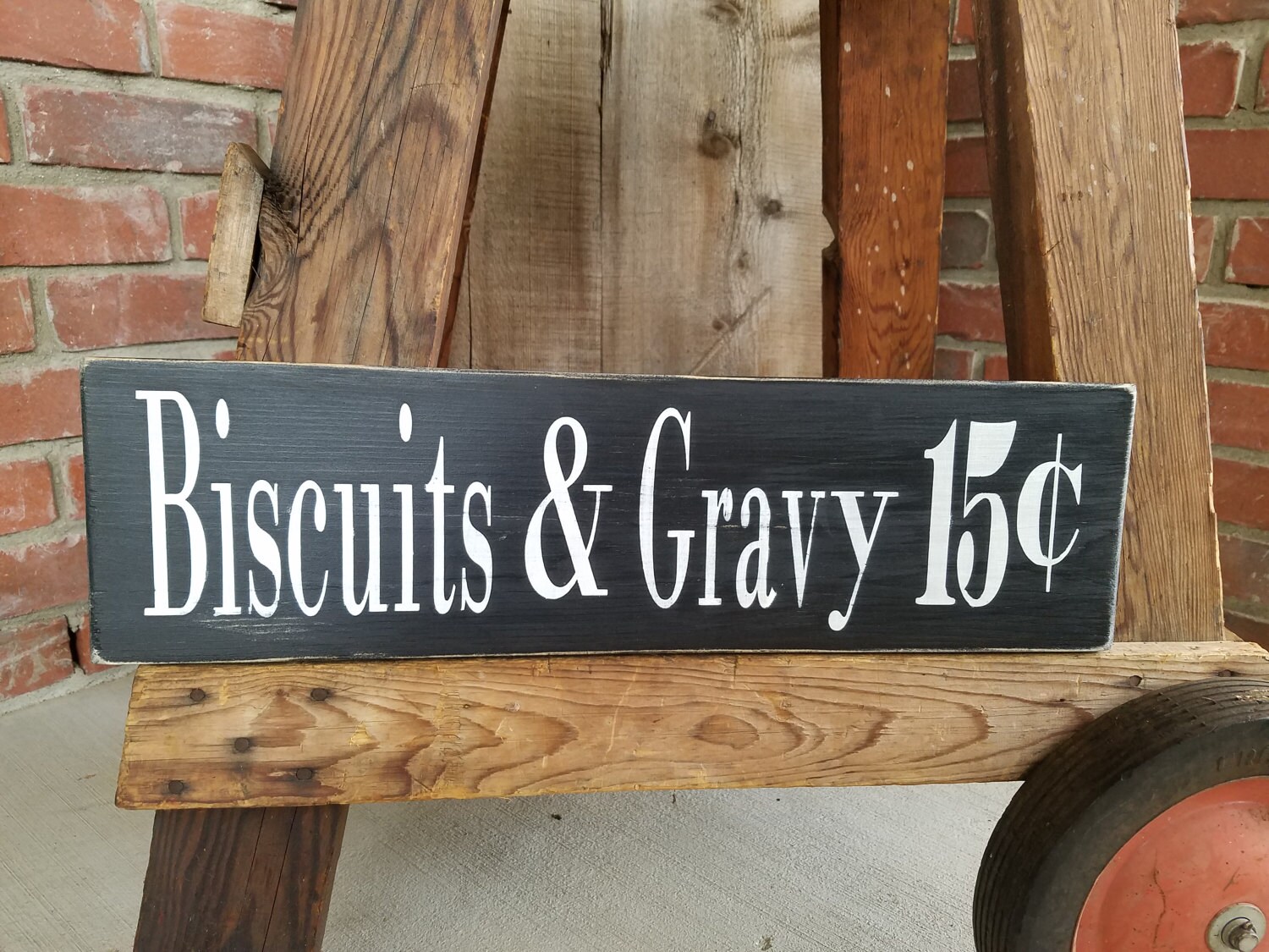 Biscuits and Gravy Wood Sign. Rustic biscuits sign rustic Etsy