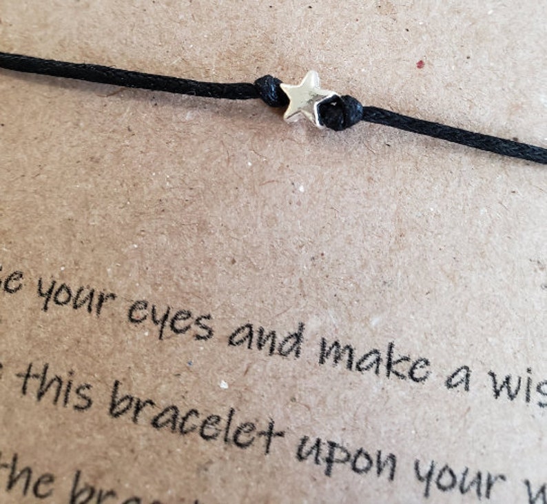 Wish Bracelet friendship bracelet best friend tie bracelet star bracelet wish star tie bracelet you are my sunshine bracelet valentines day