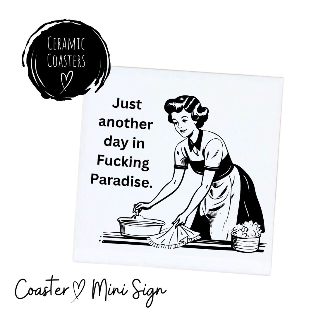 Coasters for Cook Coasters Chef Coasters Mini Signs Funny Bar Coasters