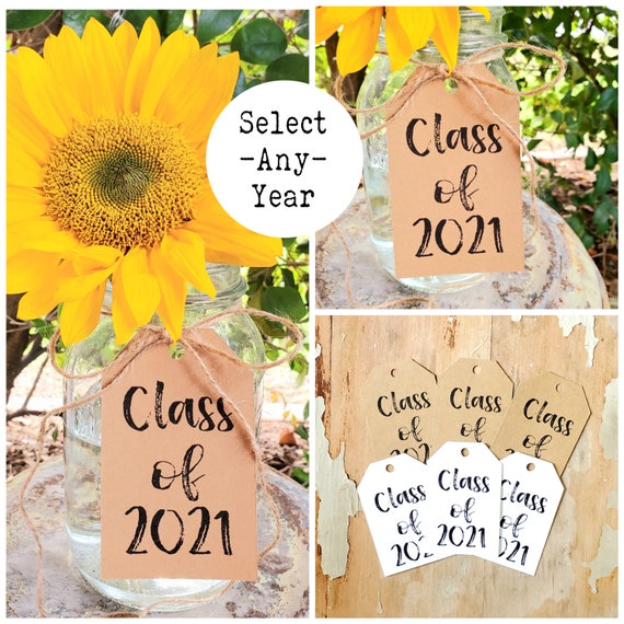 2024 Tags for Graduation Decorations Class of 2024 Labels for Mason Jar  Tags 2024 Centerpieces for Graduation Party 2024 Graduation Tags 