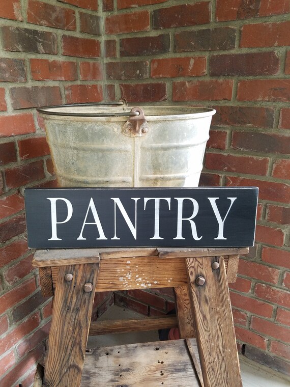 Pantry Wood Sign Pantry Sign Above Door Pantry Sign Rustic Etsy