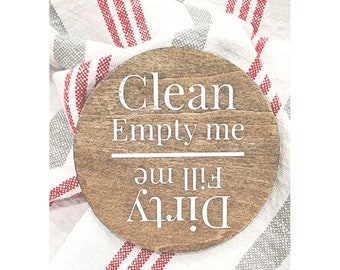 Clean Dirty Dishwasher Sign for kitchen decor dishwasher signage for kitchen sign clean dishwasher dirty dishes sign kitchen dishes magnet