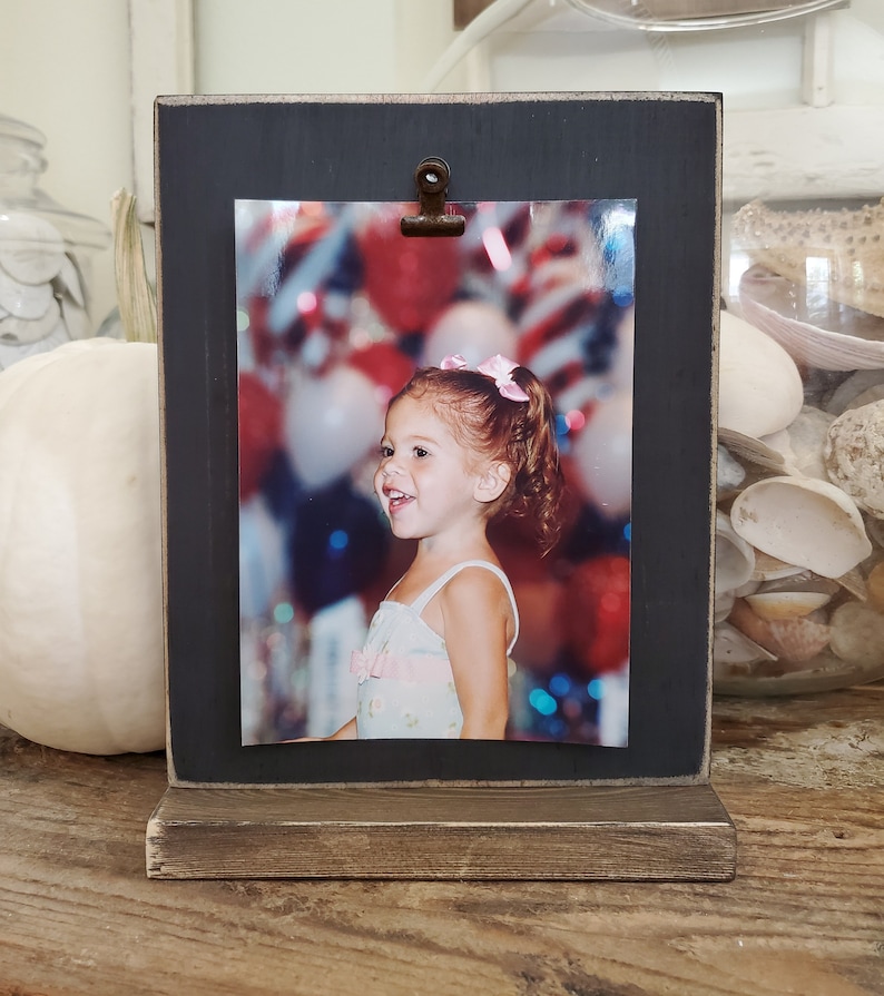 Clipboard Frame Clipboard Photo Holder Farmhouse Frame Mothers Etsy