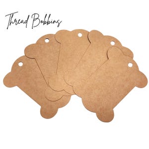 Thread Bobbins for floss bobbins for sewing bobbins twine bobbins cardstock bobbins sewing accessories kraft paper bobbin lightweight bobbin