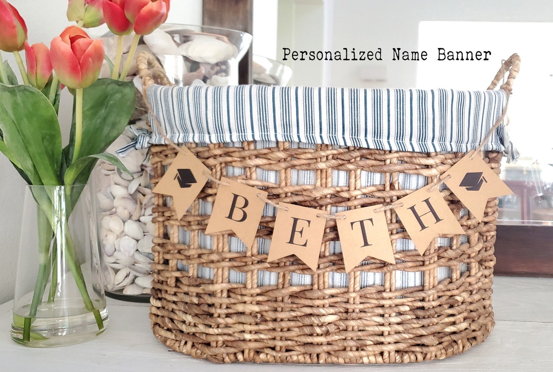 Graduation Banner Cardstock Banner Rustic Banner Mini Banner - Etsy