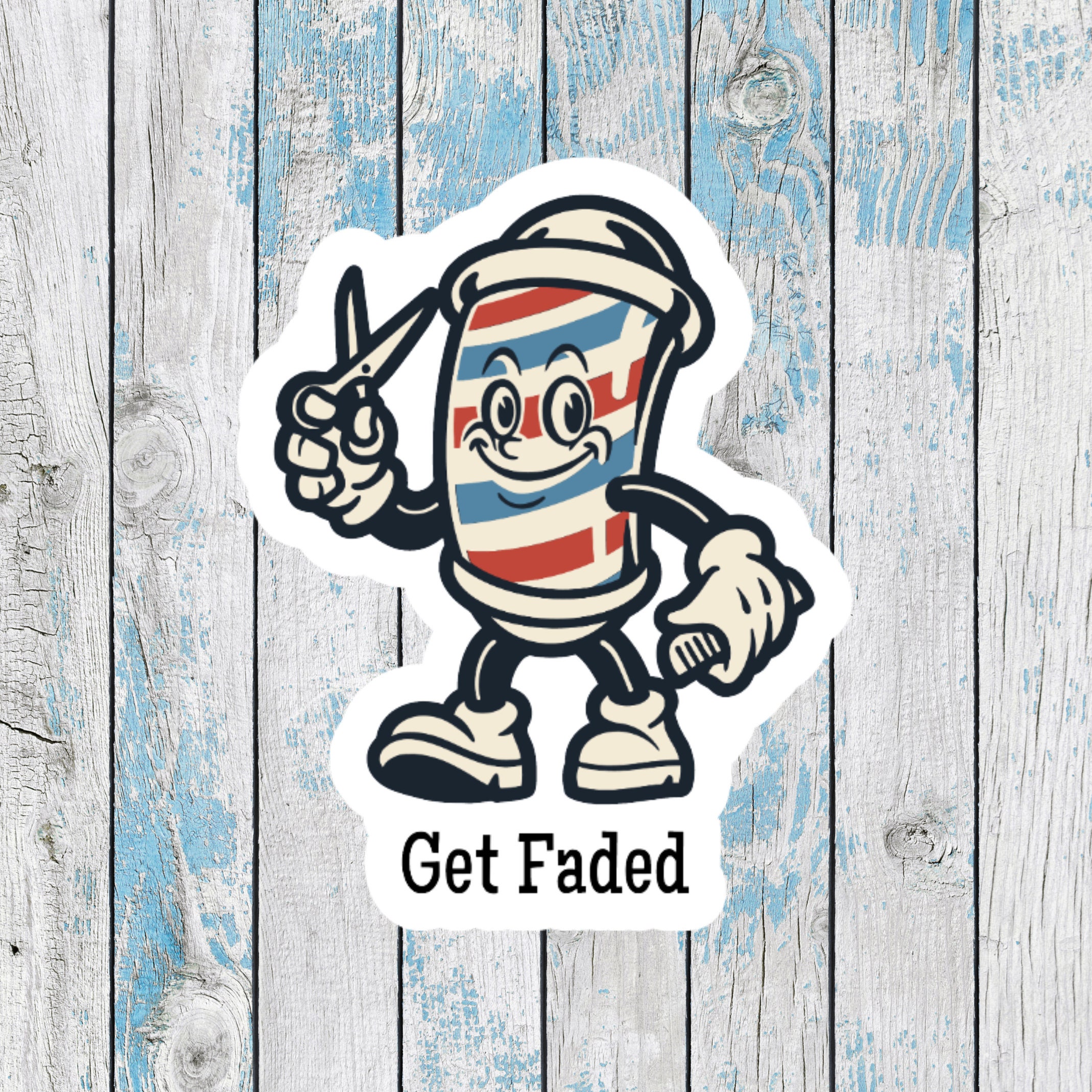 Barber Stickers for Stylist Stickers Retro Hair Stylist Decals Funny ...