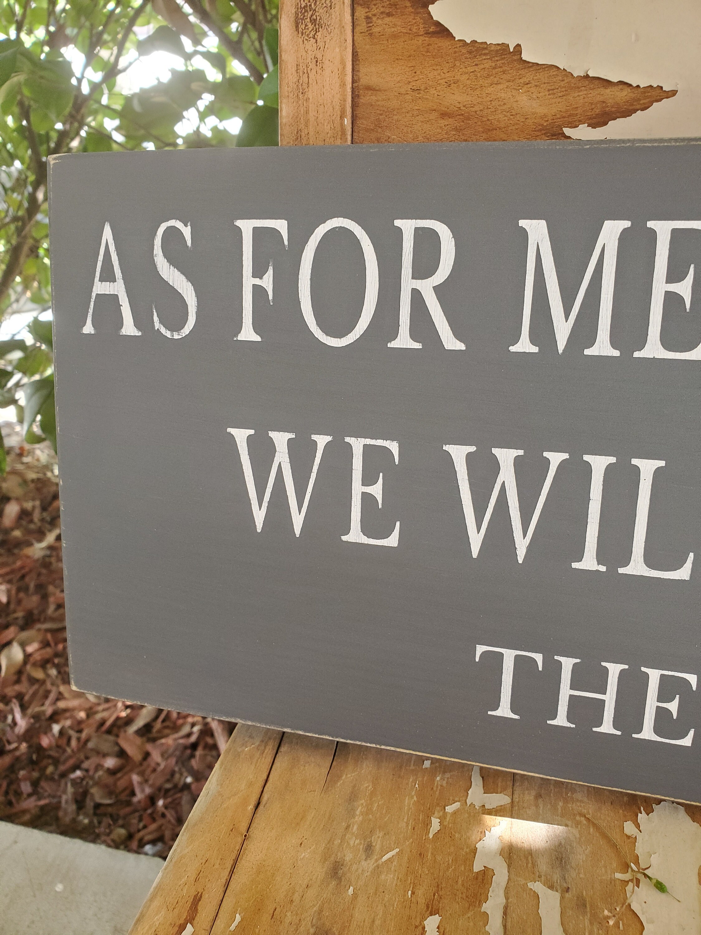 As For Me And My House Sign Hobby Lobby - bgslrvq