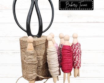 Red Bakers Twine for Christmas twine red string holiday twine string for gift wrapping string red twine Christmas gift wrap supplies