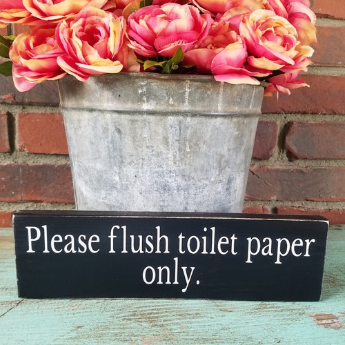 SEPTIC TANK Sign for Toilet Bathroom W.C Etsy UK