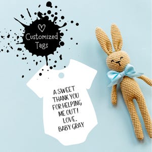 Onesie cutout baby onesie die cut onesie centerpiece baby shower decor onesie baby shower tags onesie gift tag baby clothes die cuts Small