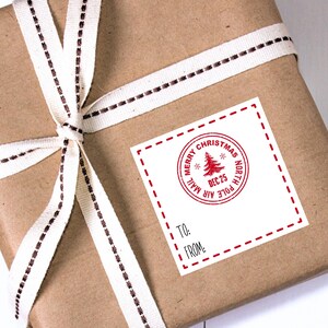 Christmas Tags for Christmas gift tags Christmas sticker tags Santa stamp tags Santa Claus Christmas labels present tags holiday gift tags