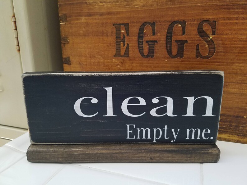 Clean Dirty Dishwasher Sign. Dishwasher Wood Sign Kitchen Etsy