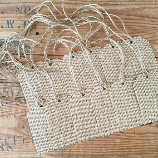 Burlap Tags burlap blank tag mason jar tag table number tag rustic wedding tag burlap wine tag burlap centerpiece diy burlap decor