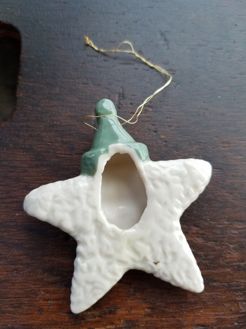 Download Vintage Santa Claus Star Ceramic Ornament. Santa decor | Etsy