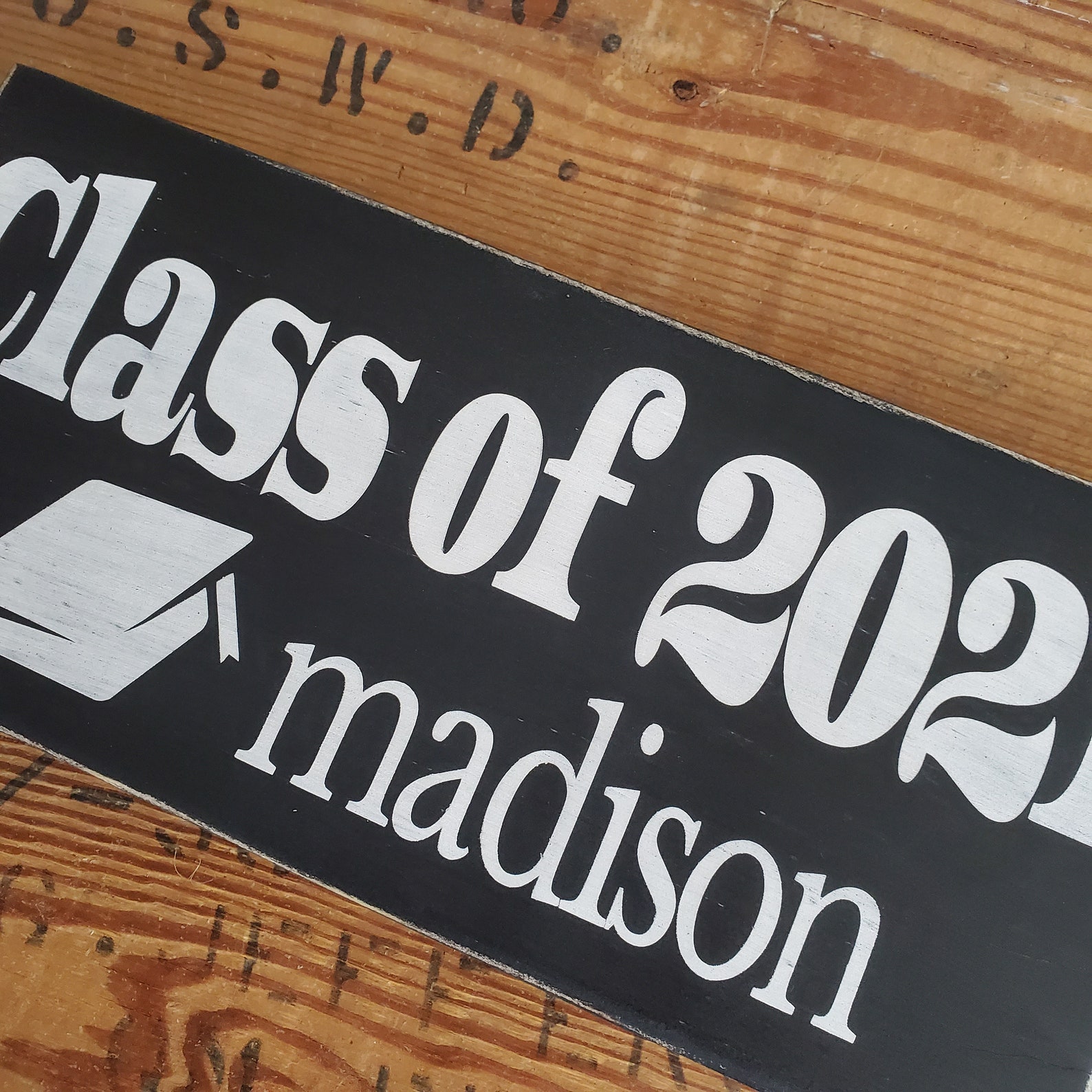Class of 2021 Sign Rustic Senior Sign Senior Year Photo Prop Etsy