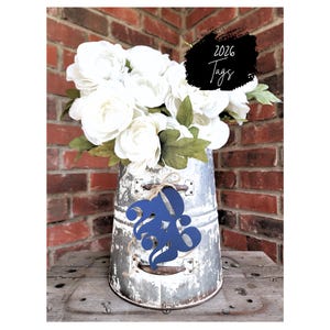 2026 Table Number Graduation gift tag graduation decor mason jar tag wine tag 2026 new years centerpiece 2026 cardstock tag 2026 year decor