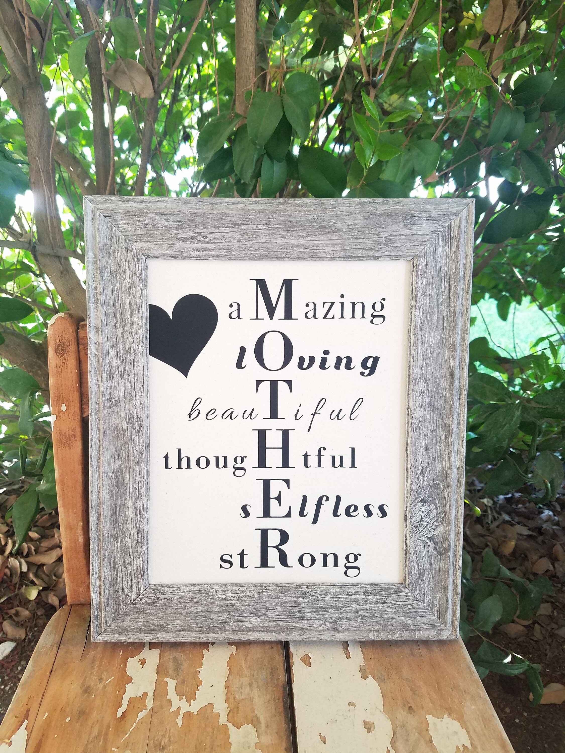 rustic mothers day gifts