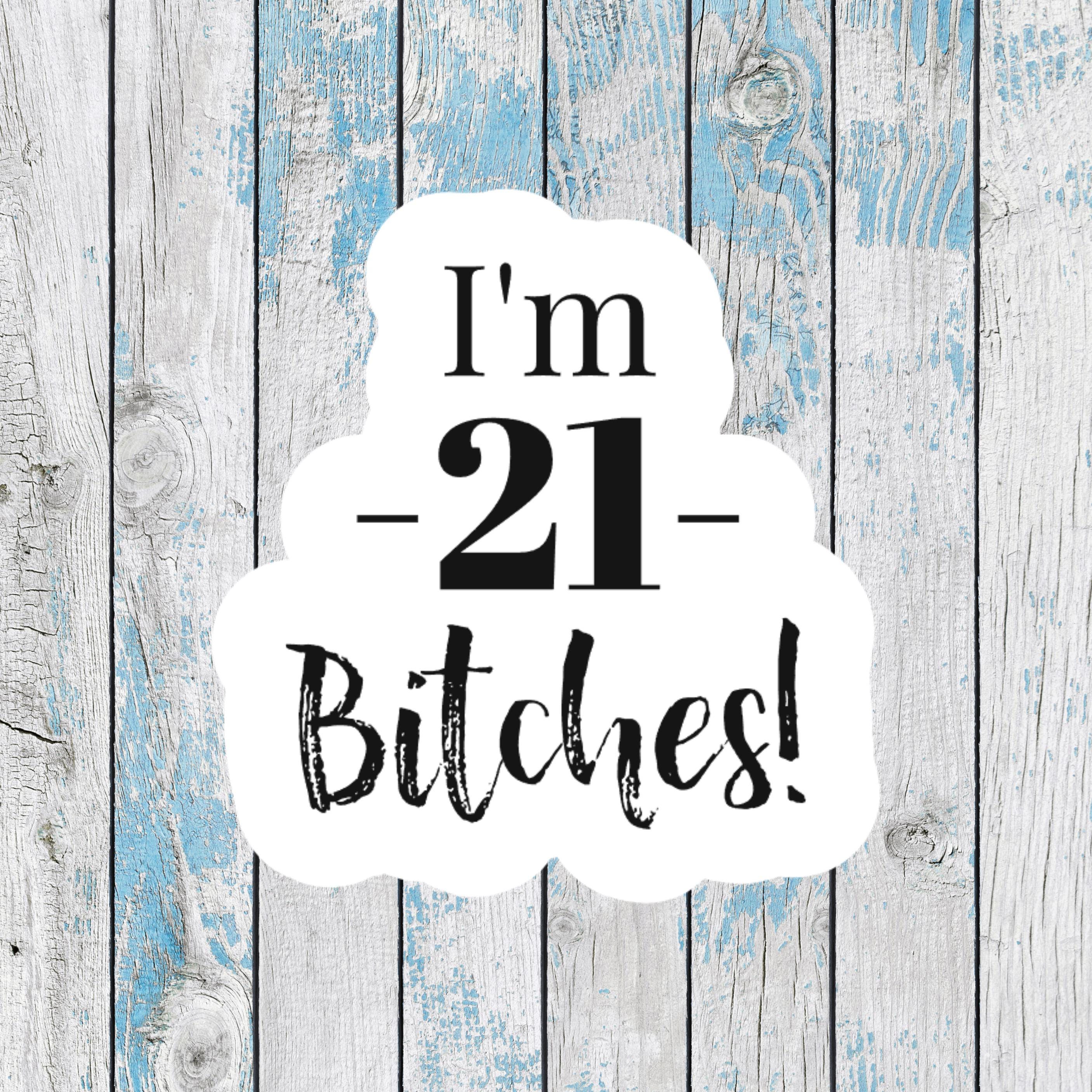 21st Birthday Stickers for Her Birthday Decals for Planner Stickers I'm ...