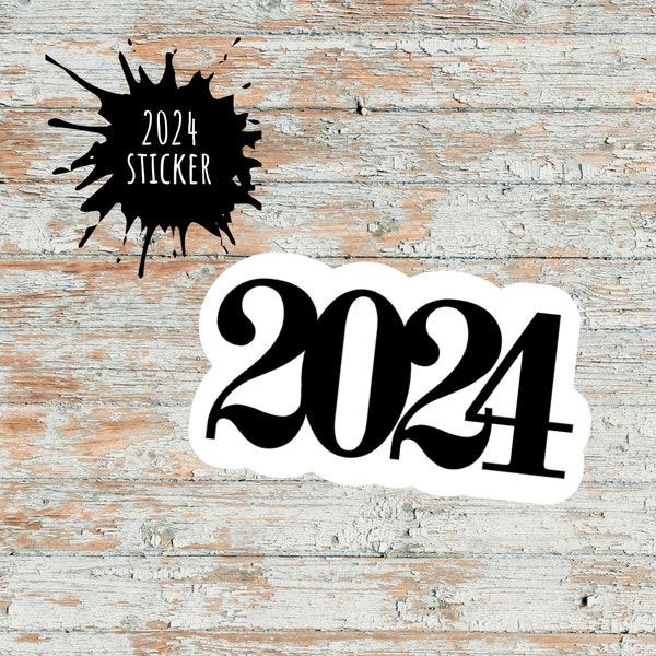 2024 Stickers planner stickers graduation stickers class of 2024 stickers 2024 labels vinyl stickers senior stickers  2024 die cut 2024 tags