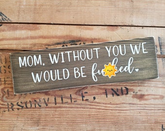 Mother Wood Sign. Rustic mother sign, farmhouse style sign, mothers day signs, mother sign, gifts for moms, mothers day gifts, signs for mom