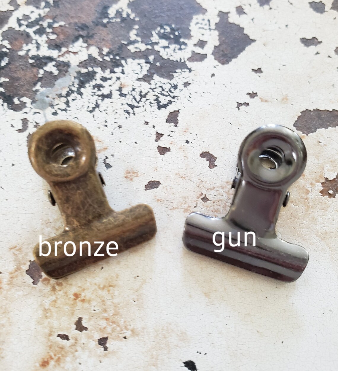 Mini Bulldog Clip vintage inspired clip binder clip industrial Etsy