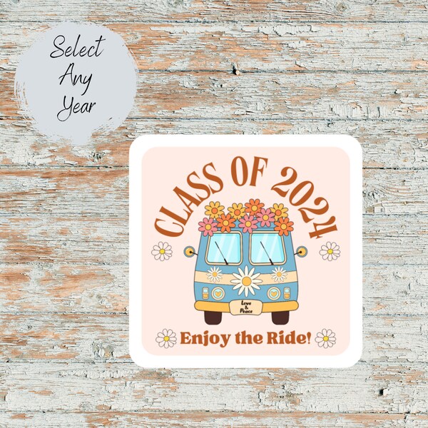 Class of 2025 Sticker Bulk Etsy