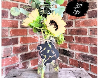 2029 Table Number Graduation gift tag graduation decor mason jar tag wine tag 2029 new years centerpiece 2029 cardstock tag 2029 year decor