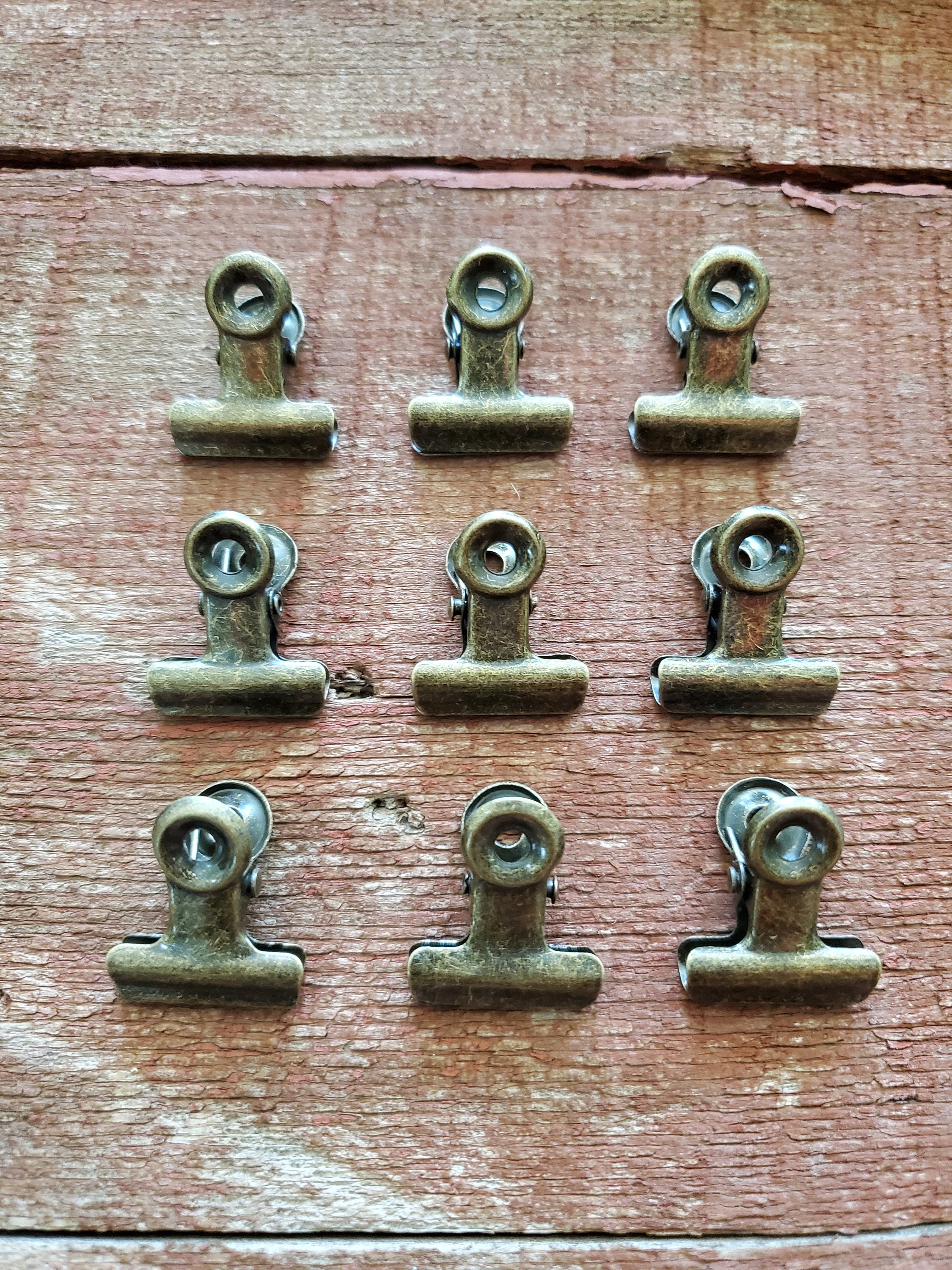 Black Bulldog Clip vintage inspired clip binder clip Etsy