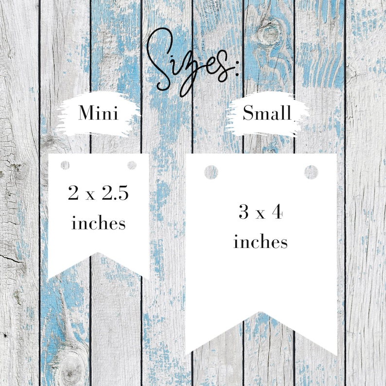 Cards Banner cardstock banner rustic wedding banner mini cards banner baby shower banner rustic banner wedding decor baby shower banner image 3