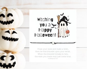 Halloween Wish Bracelet: Star Charm Friendship Gift