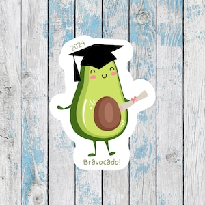 2024 Stickers planner stickers graduation stickers class of 2024 stickers avocado decal vinyl sticker senior stickers funny avocado stickers