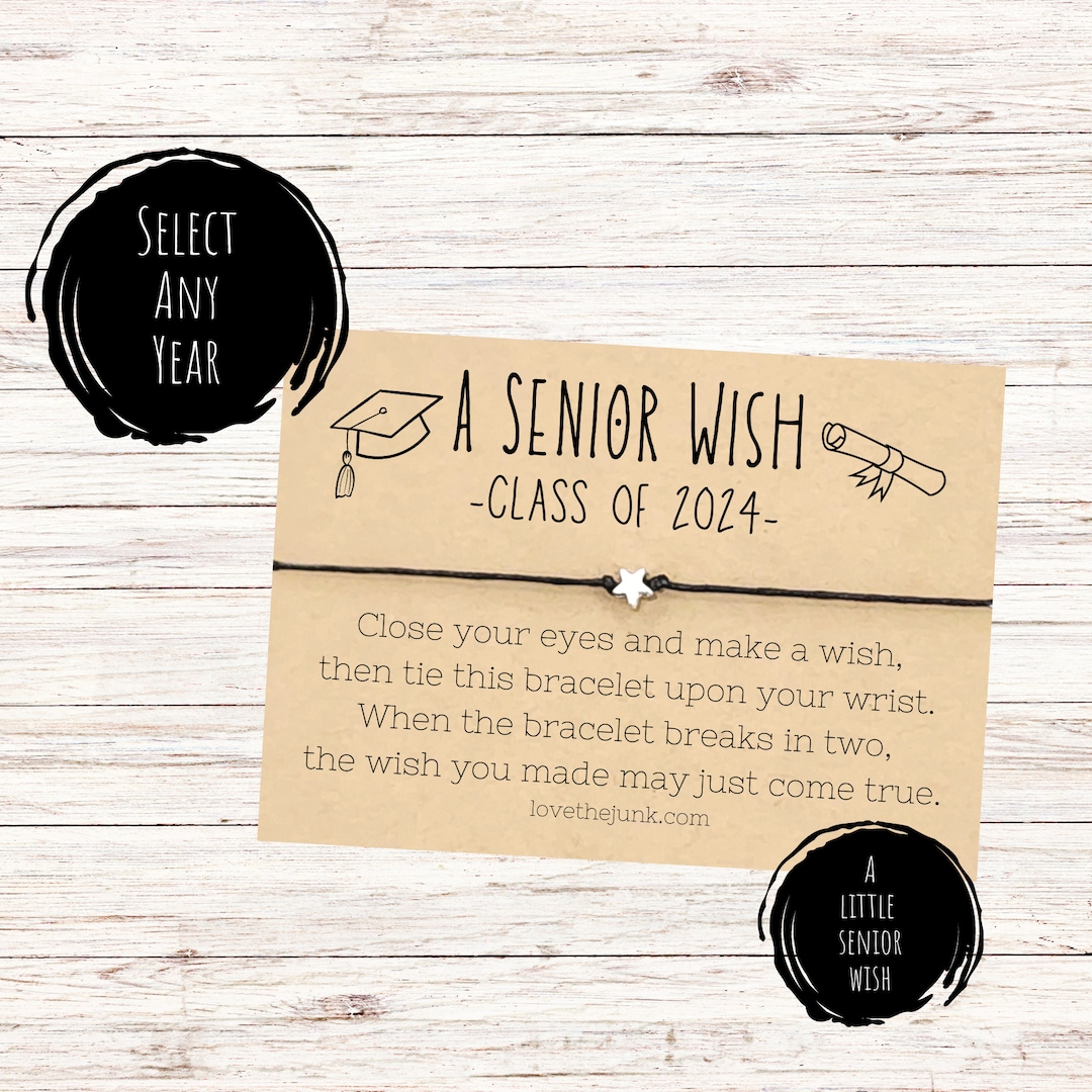 Class of 2026 Wish Bracelet: Graduation Star Charm, Friendship Gift - Etsy