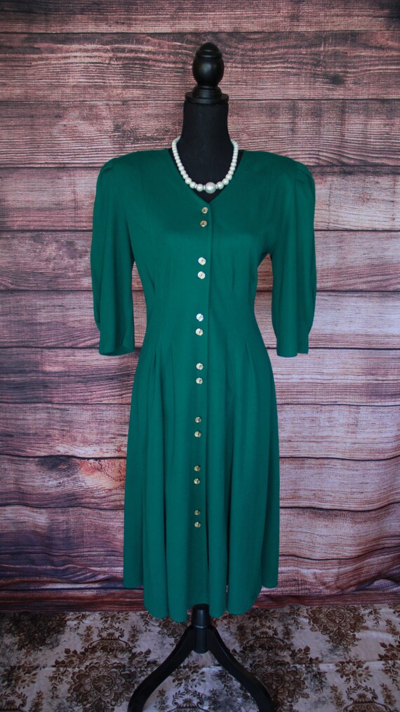 emerald evening dress