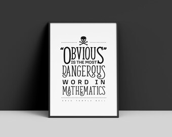 Math Digital Print | Digital Math Art | Classroom Poster | Includes Multiple Sizes