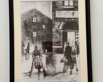 Anticipation II A mounted and framed Northern Soul Lithograph Anticipation II A mounted and framed Northern Soul Lithograph