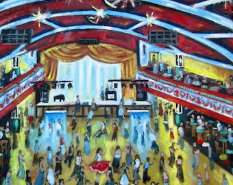 Northern Soul; "Northern Soul Dancers (4)" - 5 signed limited edition prints each showing a scene of the dance floor at Wigan Casino