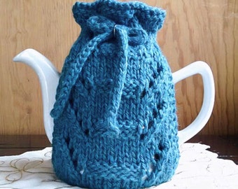 Lace Place Teapot Cozy Knitting Pattern